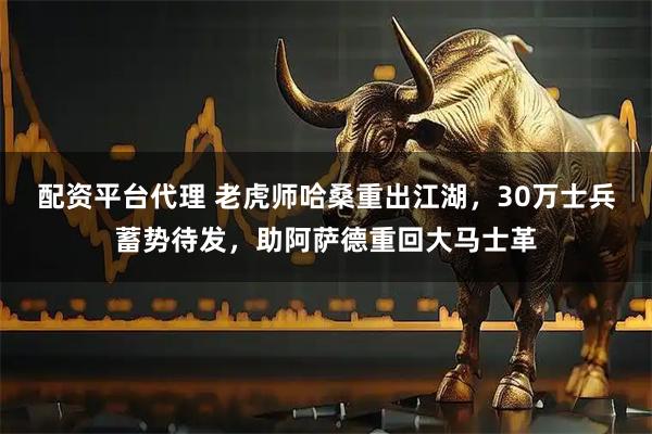 配资平台代理 老虎师哈桑重出江湖，30万士兵蓄势待发，助阿萨德重回大马士革